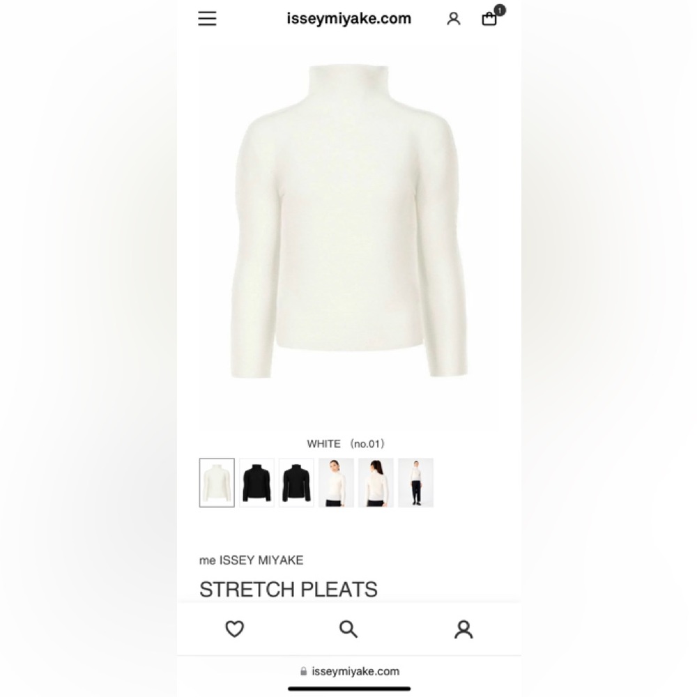 me ISSEY MIYAKE STRETCH PLEATS Top
